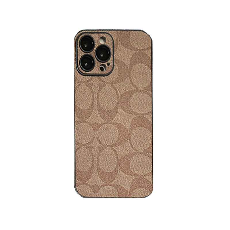Cás iPhone Clasaiceach Donn -QB240402