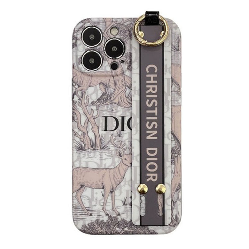 Klasszikus divatos csuklópántos iPhone tok
