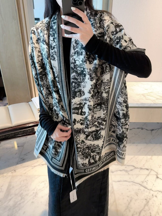 Dior 2026 New Jungle Zoo Cashmere Scarf