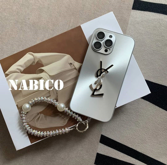 Elegant Letter Shine x Mono iPhone-deksel med kjede