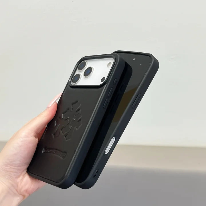 Ensiluokkainen keinonahkainen iPhone-kotelo