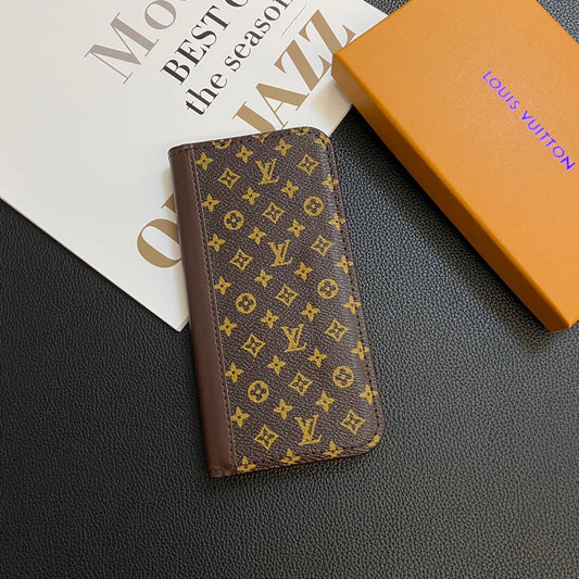 FUNDA GALAXY TARJETERO DE PIEL MONOGRAM PARA SAMSUNG
