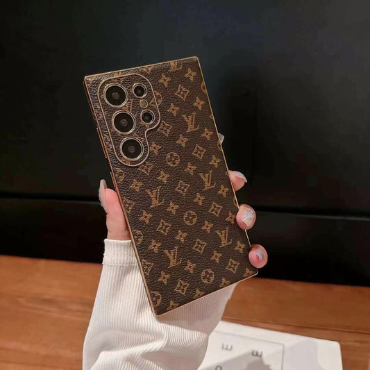 POUZDRO NA TELEFÓN HNEDEJ FARBY PRE SAMSUNG GALAXY