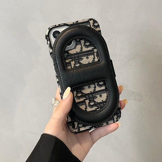 Fashion Bracket Card Bag iPhone-deksel