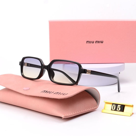 Gafas retro con montura cuadrada y estampado de leopardo & Gafas de sol
