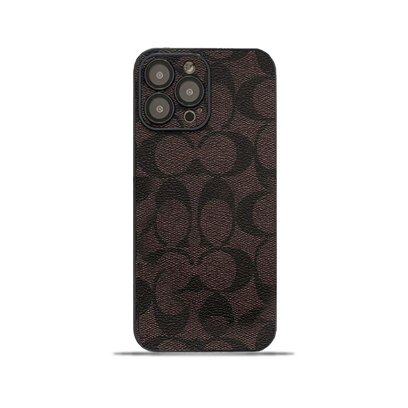 Cás iPhone Clasaiceach Donn -QB240402