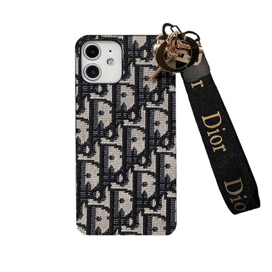 Modna iPhone maska ​​s remenom crna-GS240315