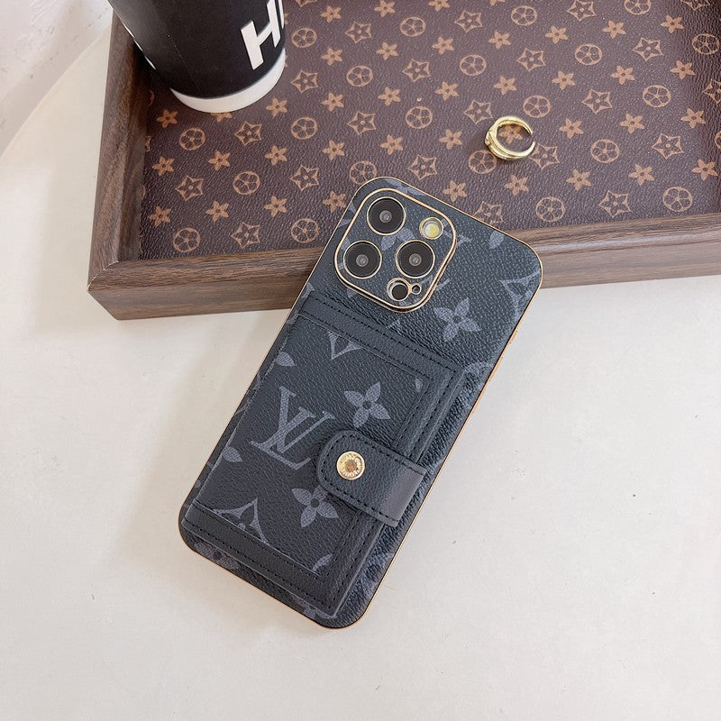 Luxusná klasická taška s farebnými kartami Puzdro na iPhone