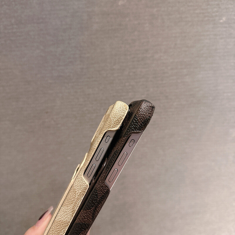 Klassisk klassisk iPhone-deksel med kortholder Hvit -JQB240330