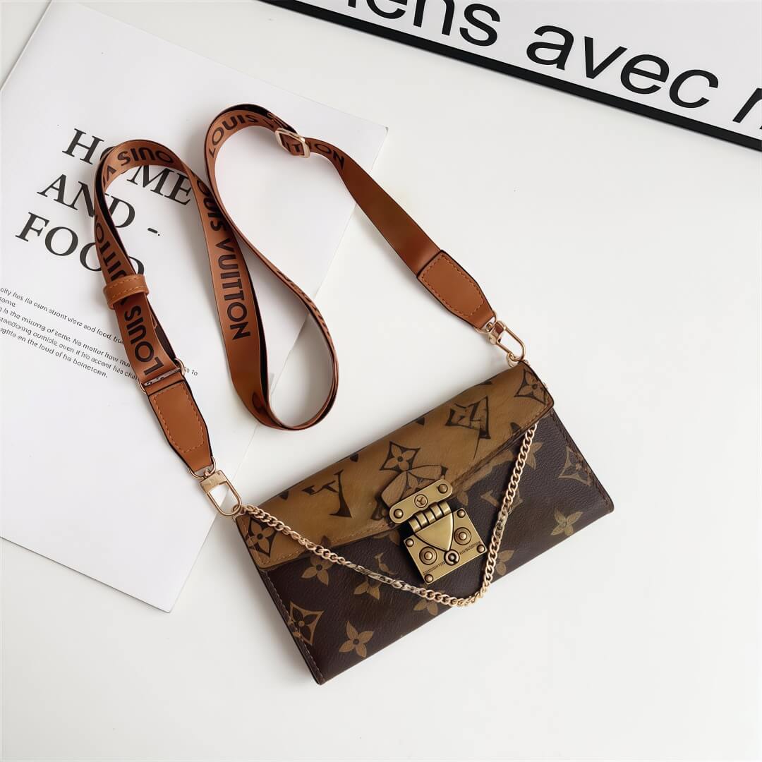 Crossbody-inspirerat iPhonefodral i läder med korthållare