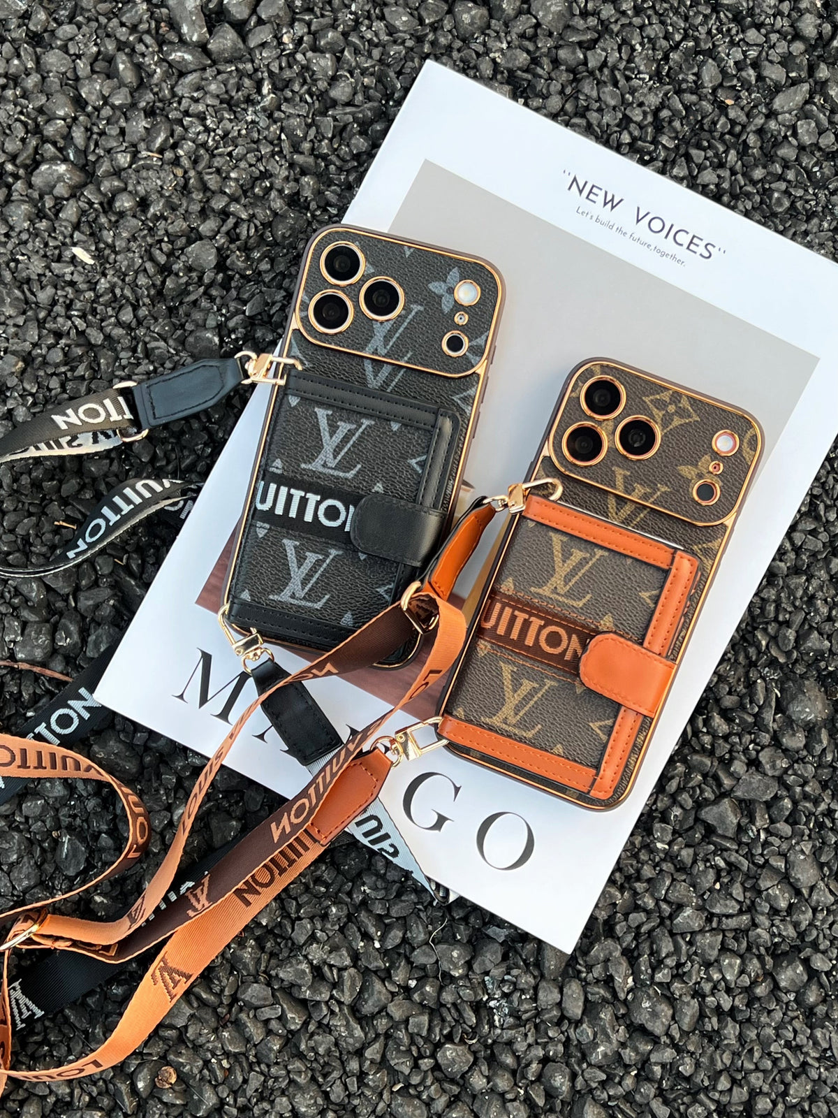 Luxury Card Pocket Crossbody Phone Case