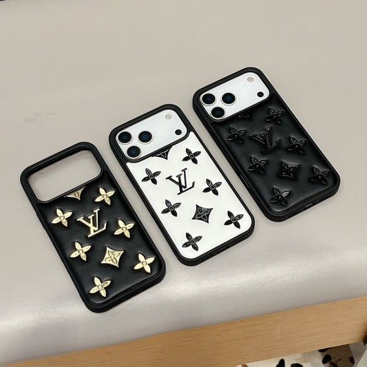 Luksus 3D-preget designer-iPhone-deksel