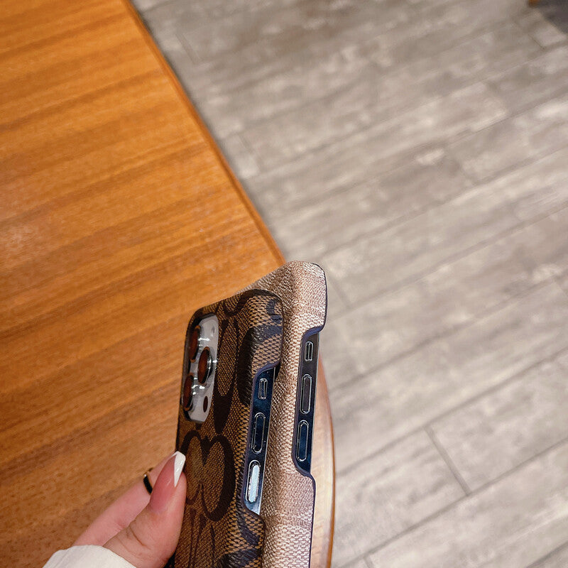 Classic Classic iPhone Case Brown -JDK241426