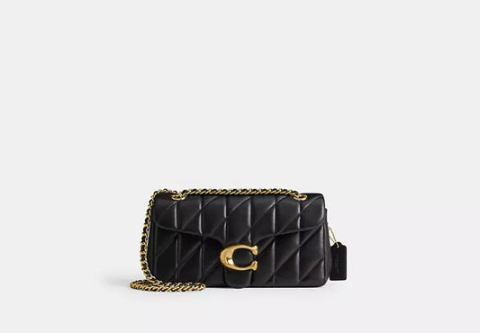 CO Quilted Chain Shoulder Bag – Structured Mini Crossbody