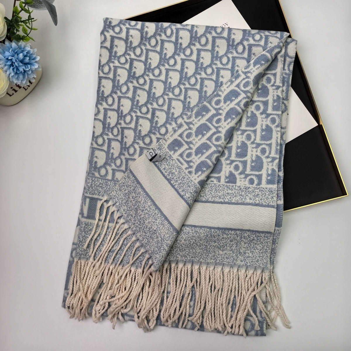 Scarf from the high-end luxury brand Dior, Paris, France