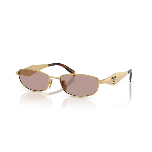 Gafas de sol de metal ovaladas de lujo