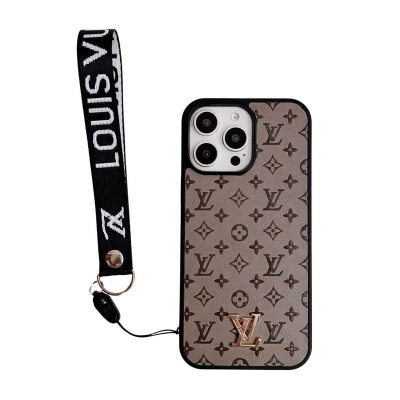 Luxusné hnedé puzdro na iPhone