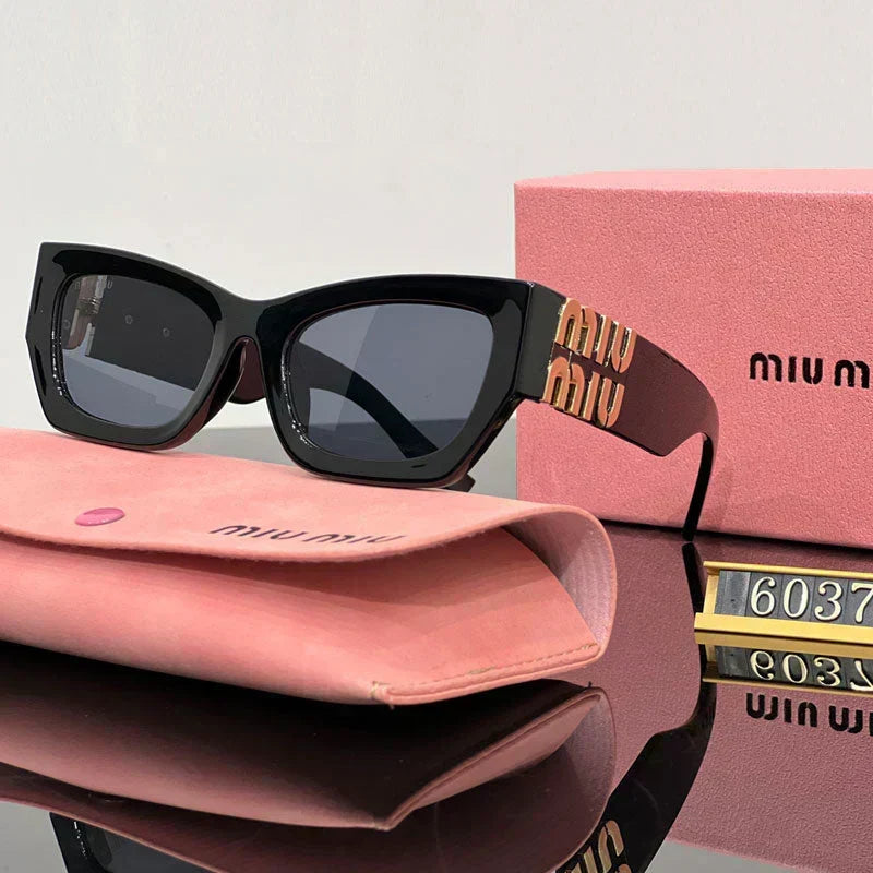 Fashion Square Cat-Eye solbriller 6037