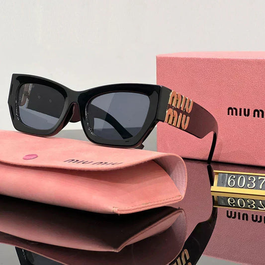 Gafas de sol cuadradas de ojo de gato de moda 6037
