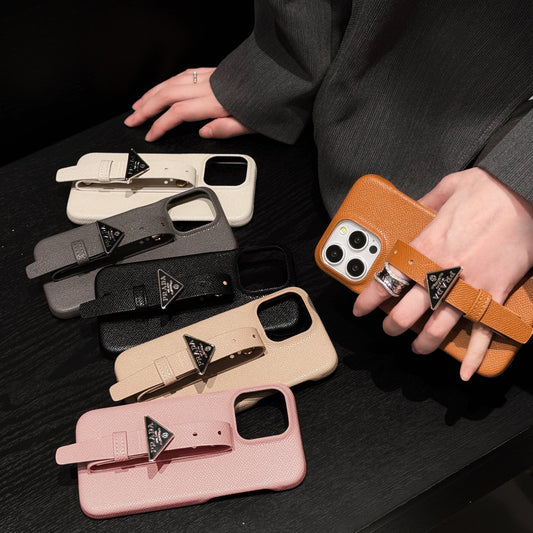 Θήκη iPhone πολυτελείας δερμάτινη λαβή