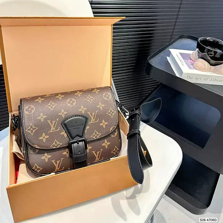 Luxury Bag High-Quality Leather Monogram Pattern