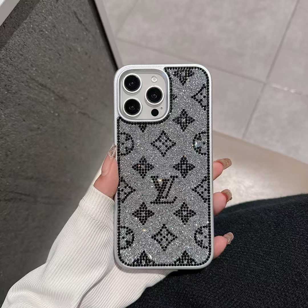 Funda para iPhone inspirada en Y - S - L holográfica con purpurina de lujo - Edición Diamond Shine