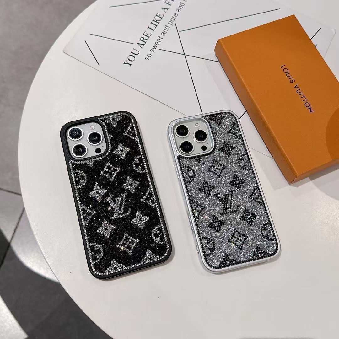 Funda para iPhone inspirada en Y - S - L holográfica con purpurina de lujo - Edición Diamond Shine