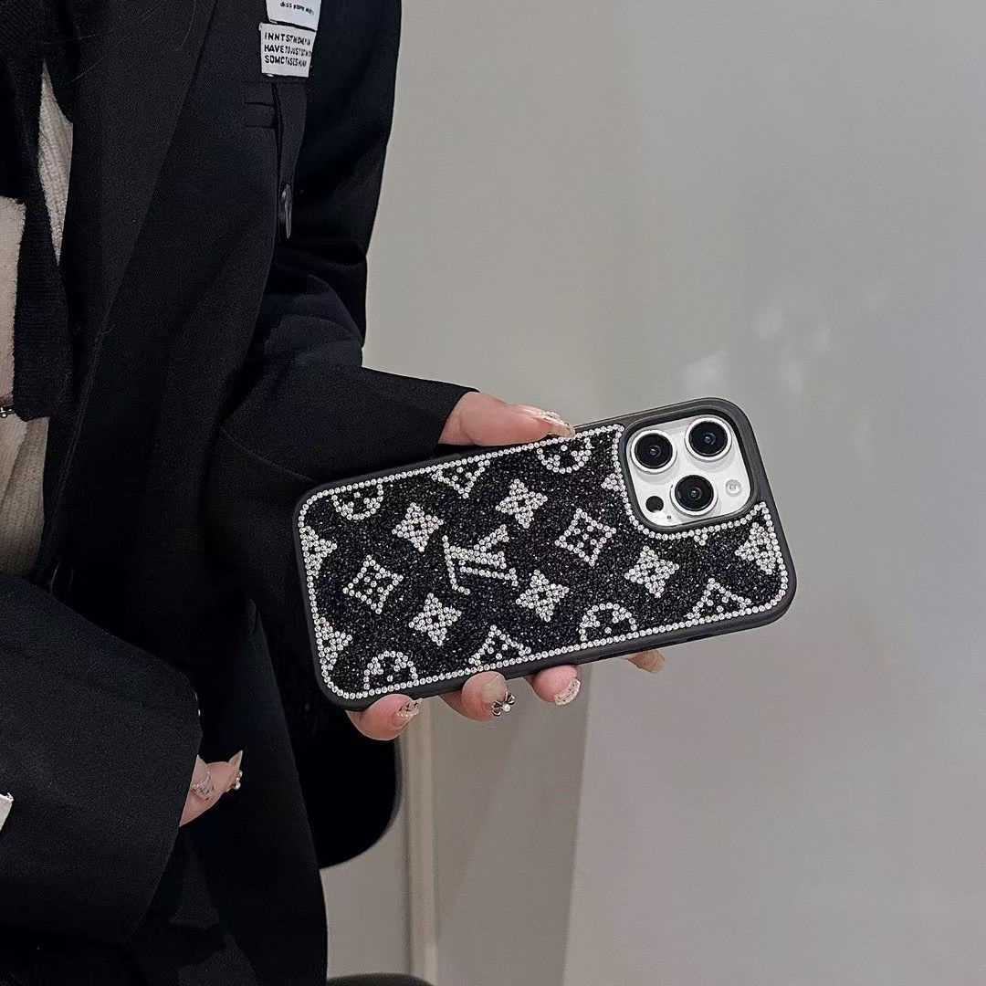 Funda para iPhone inspirada en Y - S - L holográfica con purpurina de lujo - Edición Diamond Shine