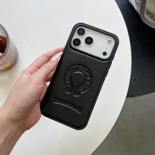 Funda de cuero sintético de primera calidad para iPhone