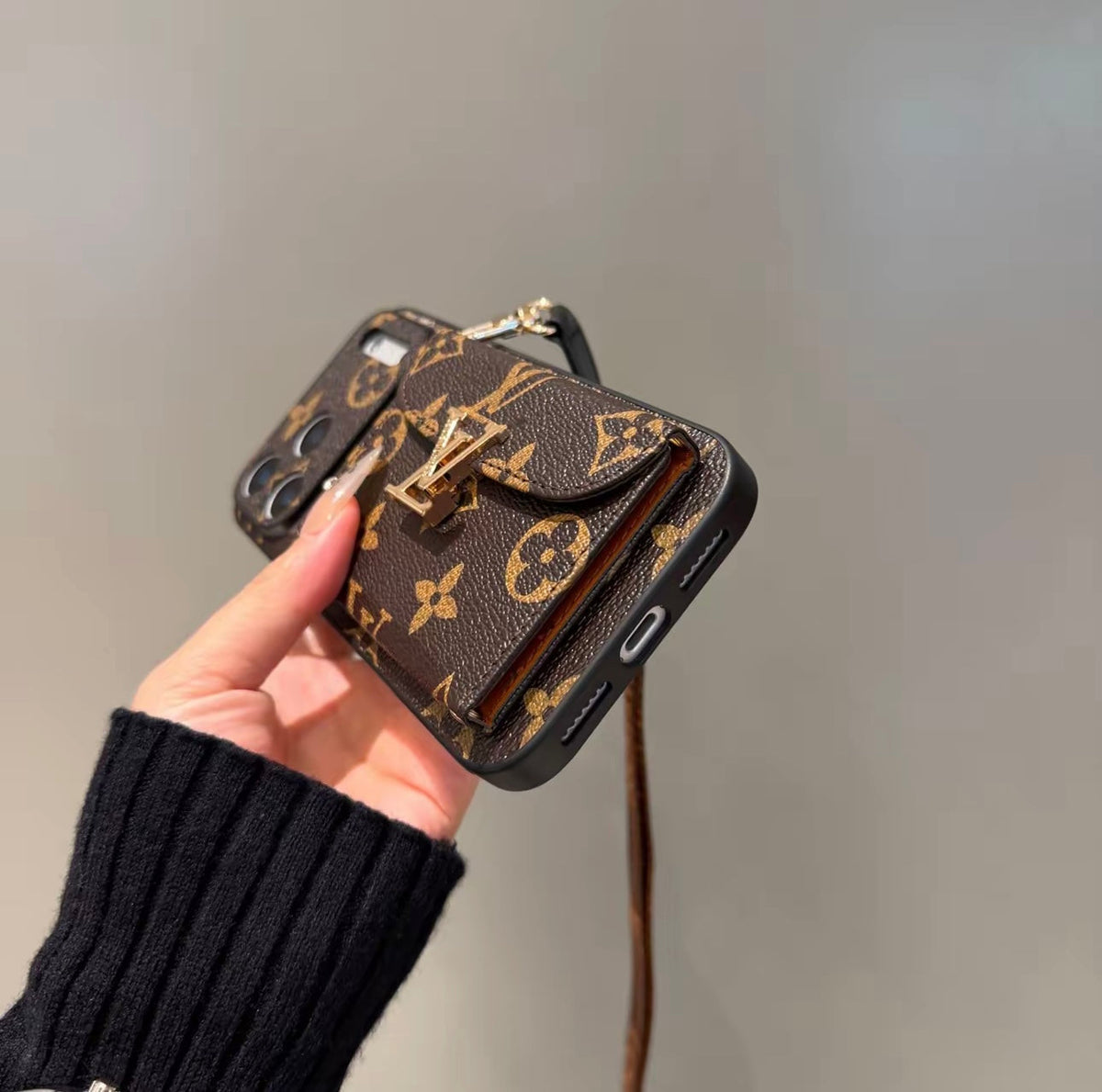 Új klasszikus luxuskártyatartós telefontok 04