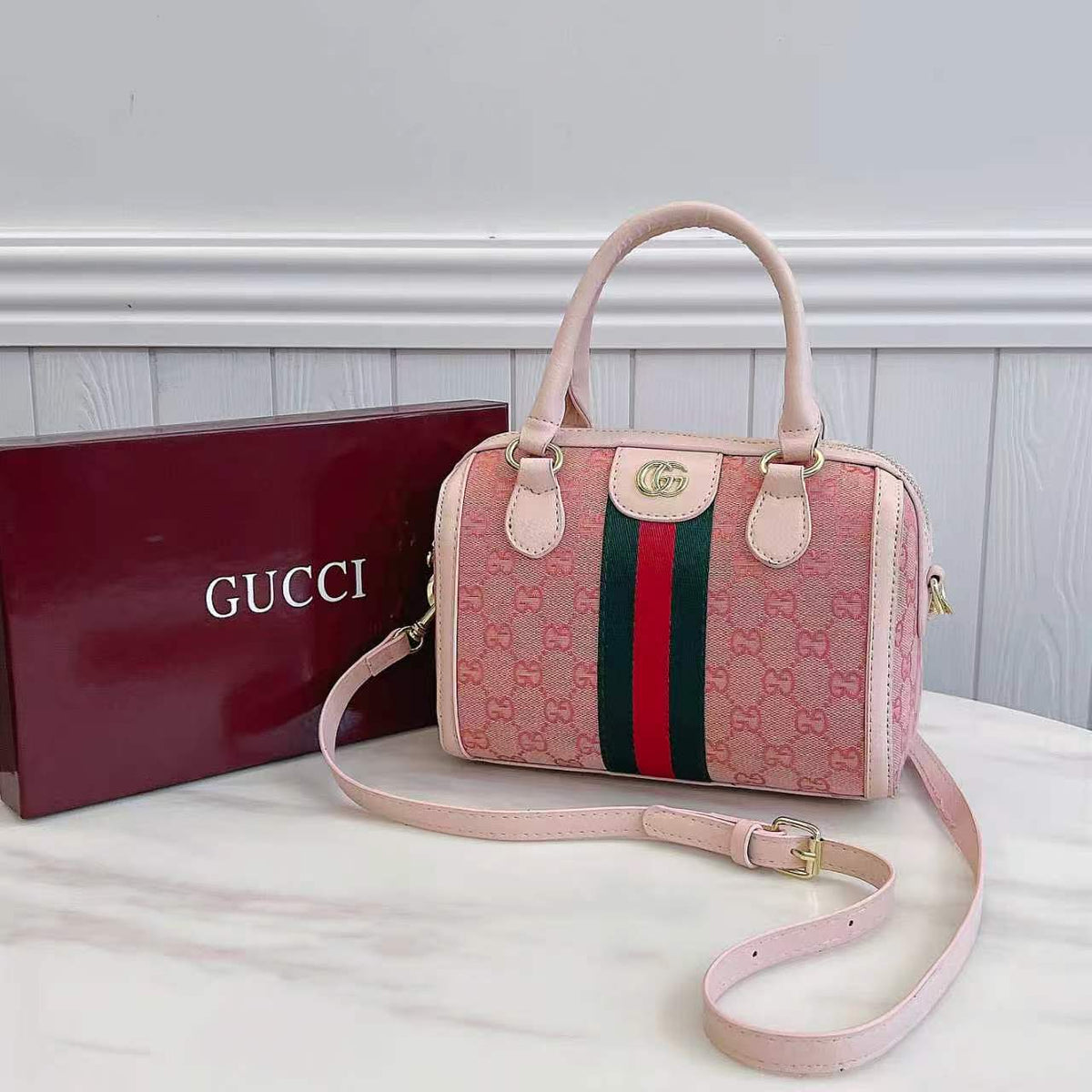 Classic Monogram Top Handle Bag | Structured Shoulder & Crossbody Bag
