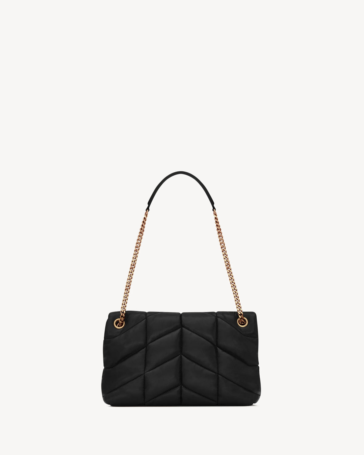 Luxe Quilted Lambskin Shoulder Bag with Chain Strap