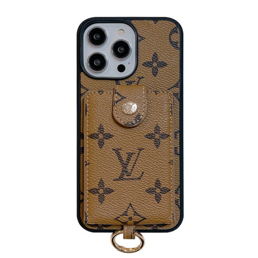Luksus kortveske Klassisk farge iPhone-deksel