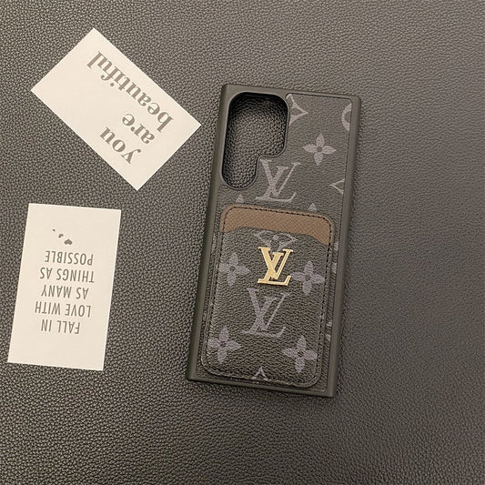 SAMSUNG GALAXY PETITE MALLE TORBICE ZA TELEFONE DRŽAČ KARTICA MONOGRAM PLATNO