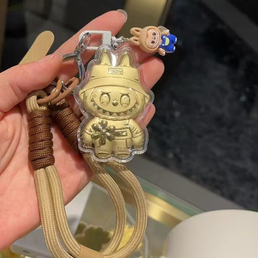 Klíčenka Gold Mini labubu