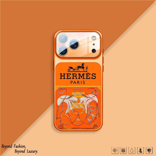 H Luxury Orange Series iPhone-deksel