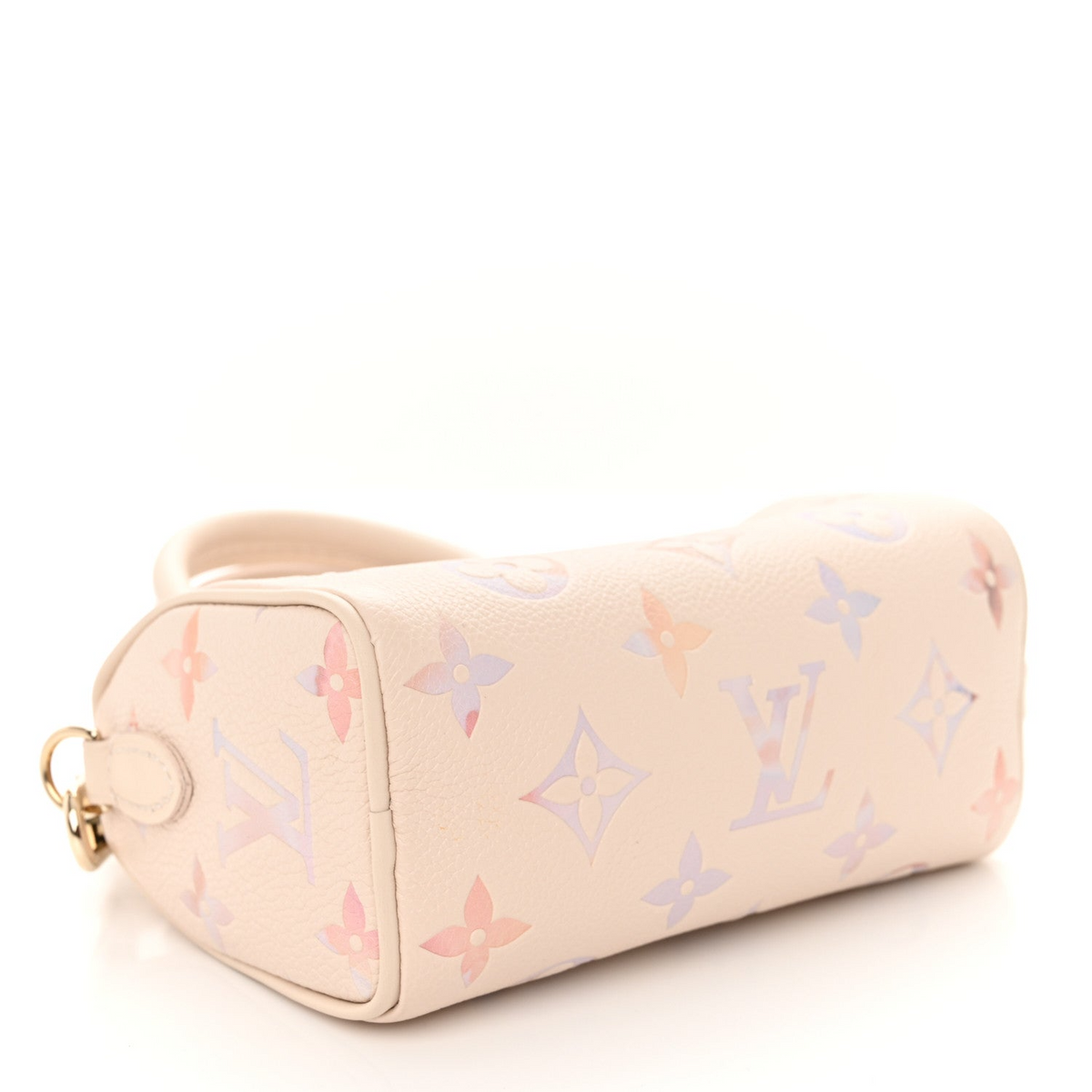 Dreamy Lavender Watercolor Gradient Mini Barrel Crossbody Bag