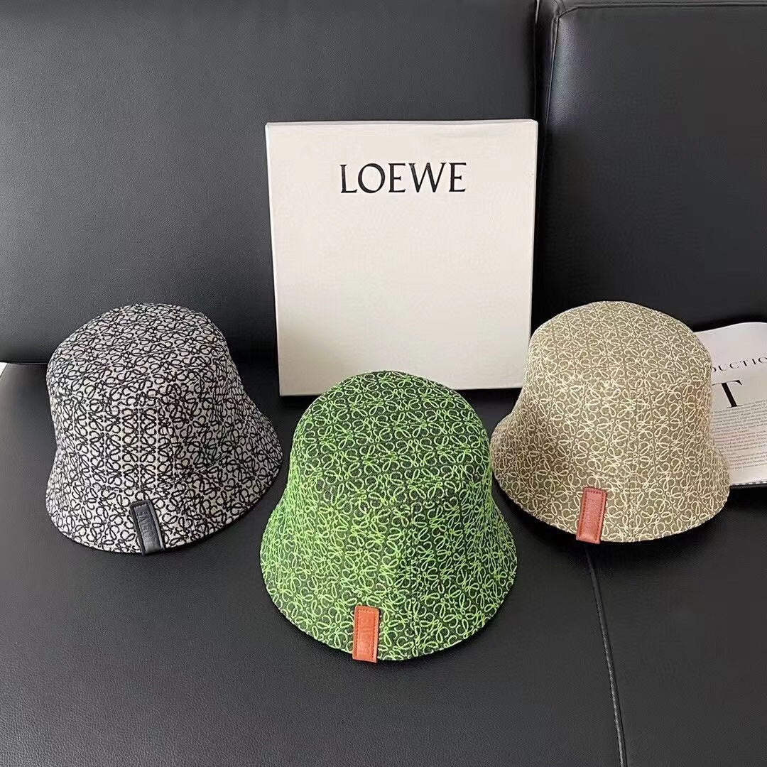 Luxusní čepice Loewe Anagram Monogram Bucket pro muže & Ženy