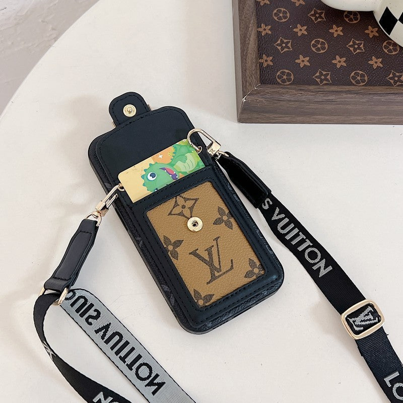 Luksus kortholder Crossbody iPhone-deksel