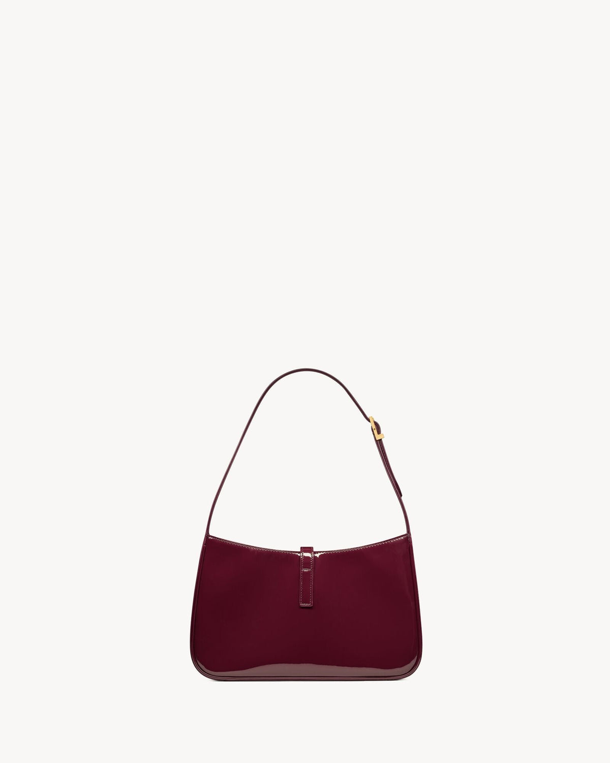 Smooth Leather Hobo Shoulder Bag