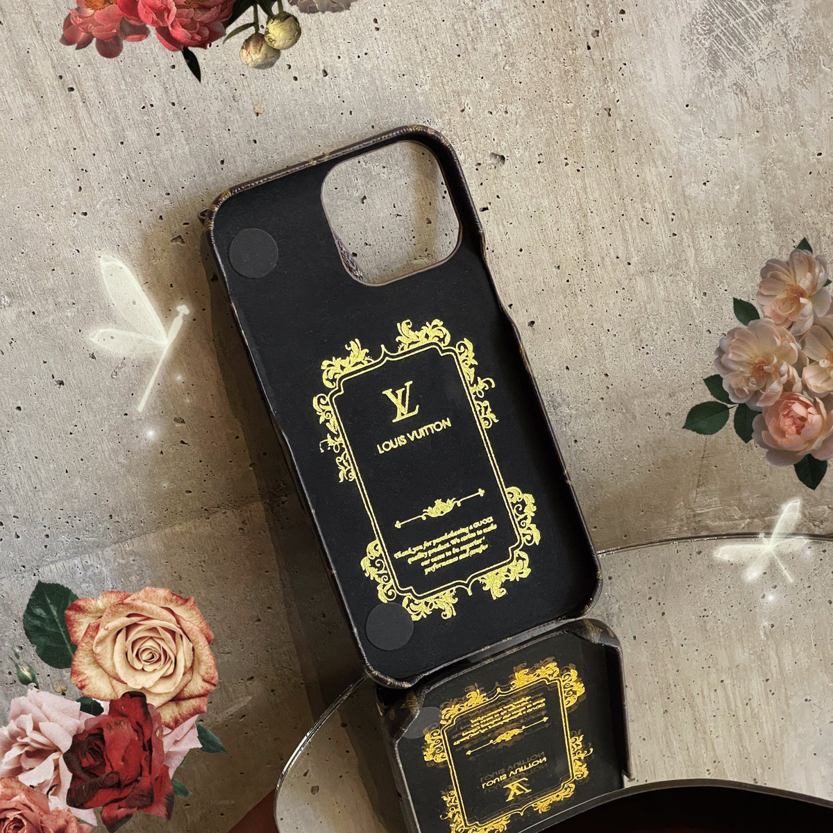 Luxus CrossBody kártyatartó iPhone tok