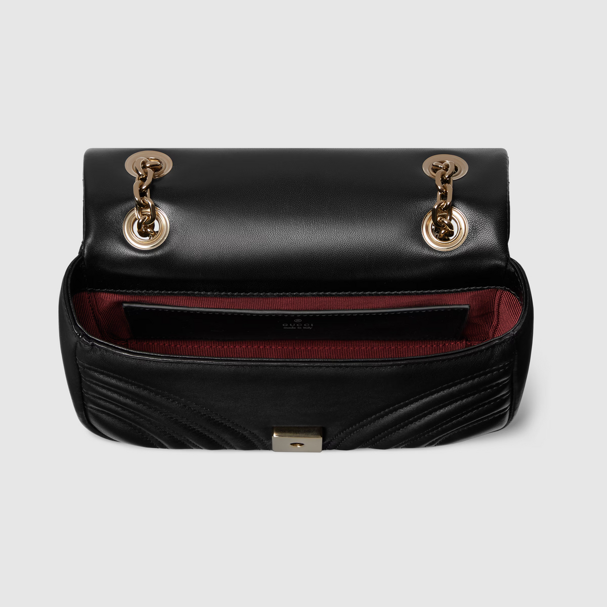 Quilted Leather Chain Shoulder Bag
