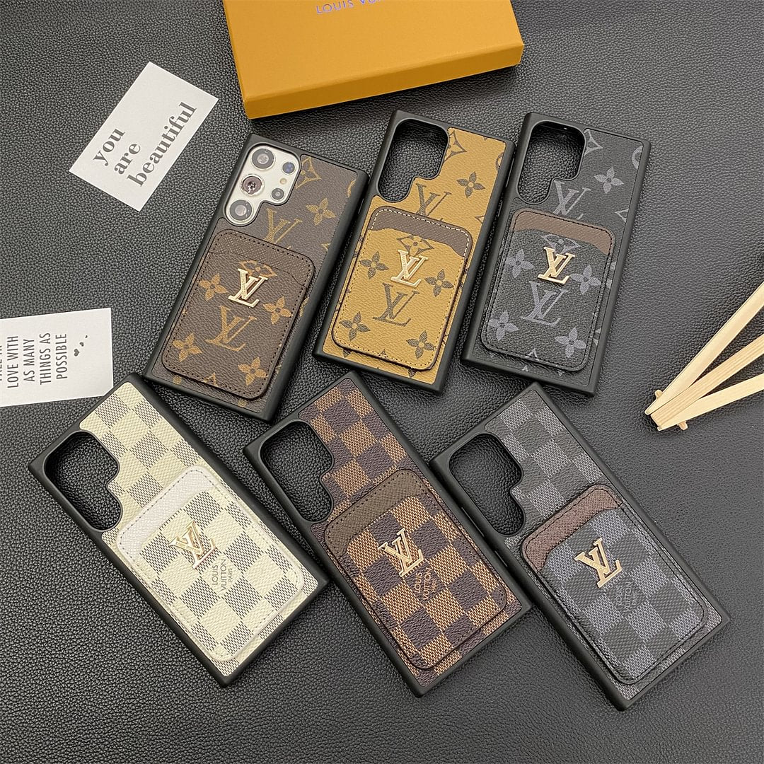 CAPAS DE TELEFONE SAMSUNG GALAXY PETITE MALLE PORTA-CARTÃO MONOGRAMA CANVAS