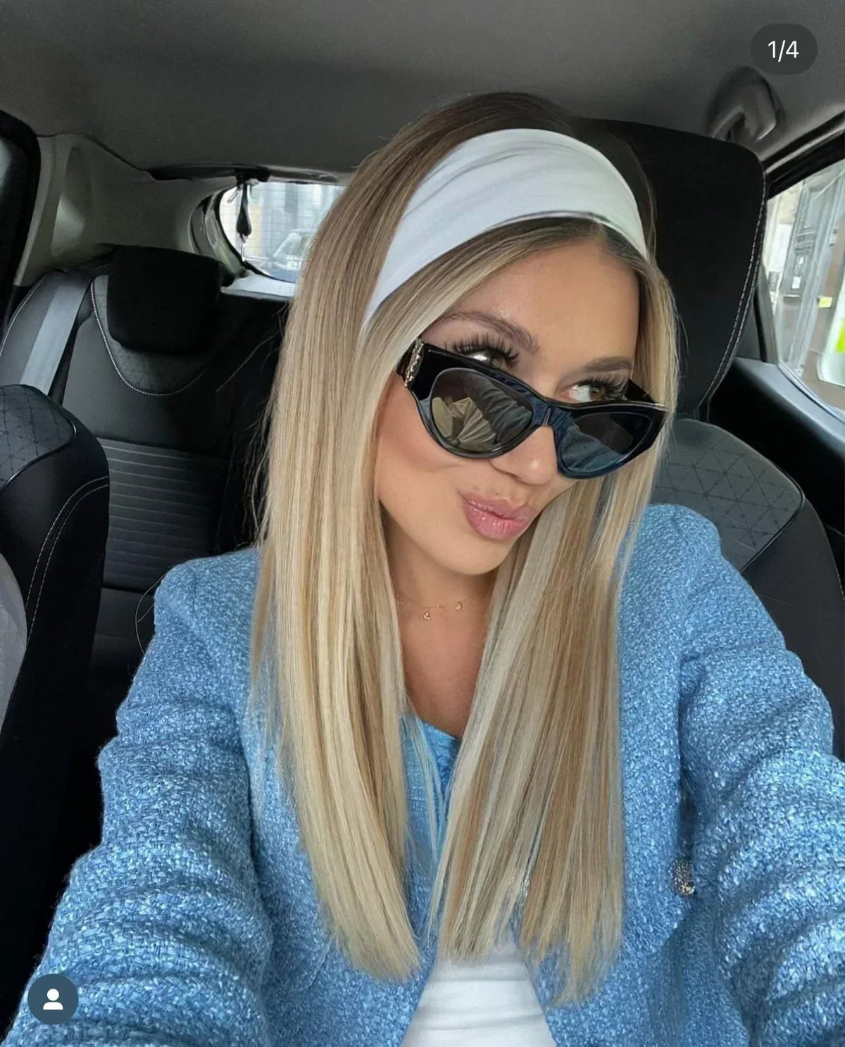 نظارة شمسية فاخرة بإطار كبير Y-019