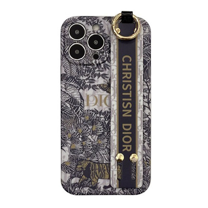 Klasszikus divatos csuklópántos iPhone tok