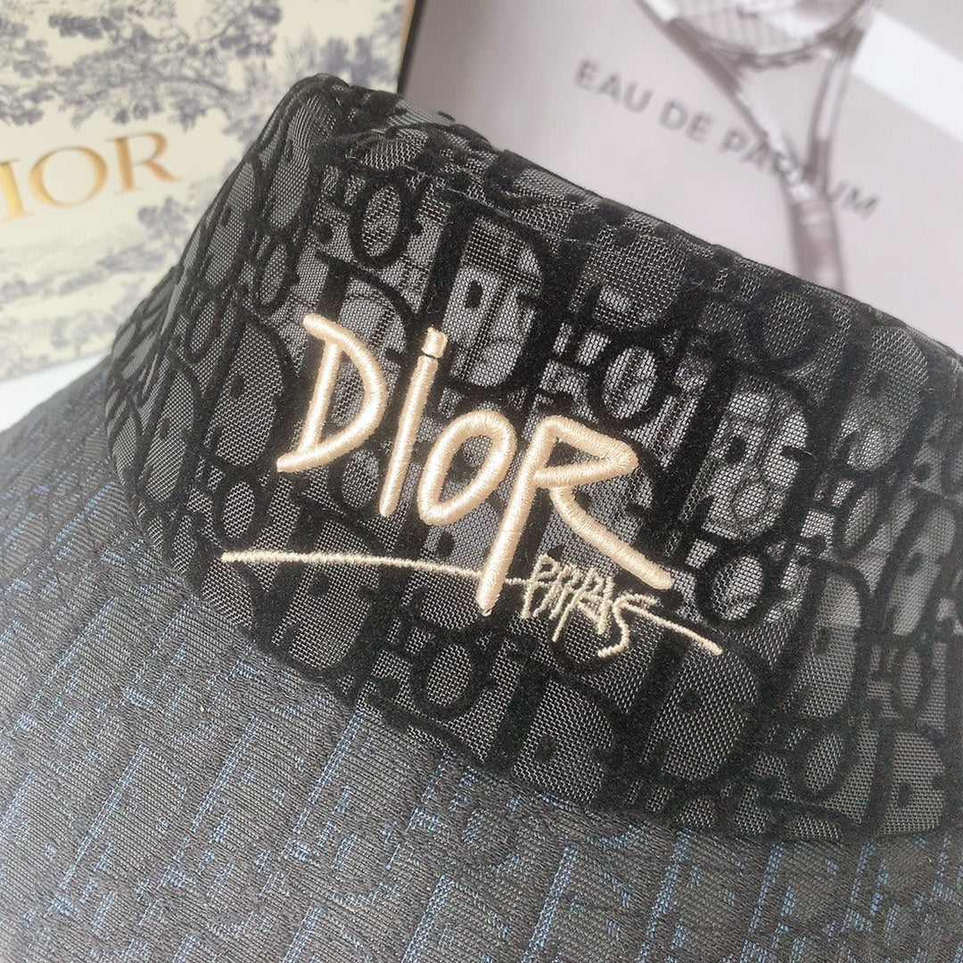 Classico cappello da pescatore floccato in pizzo vintage