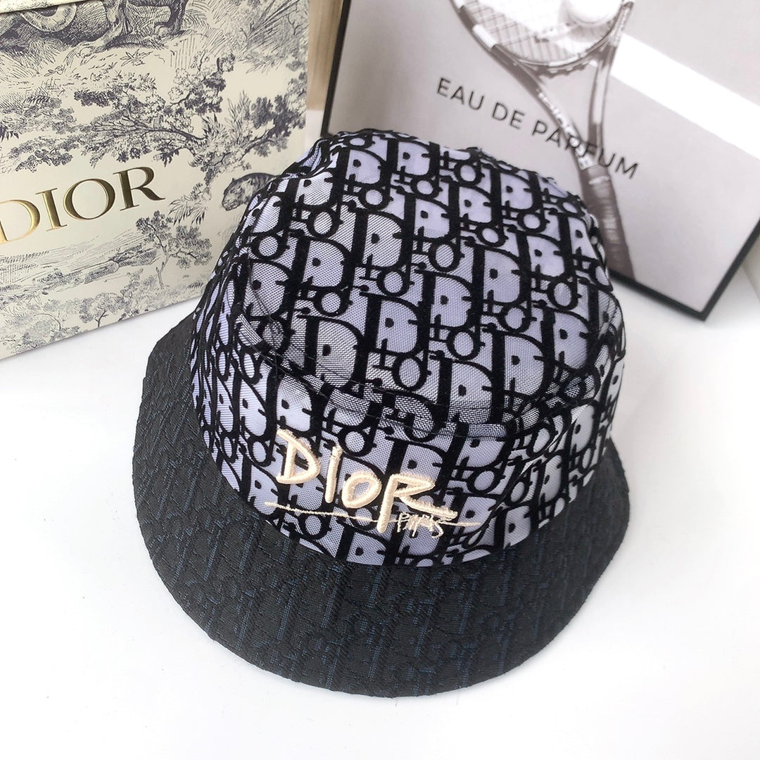 Classico cappello da pescatore floccato in pizzo vintage
