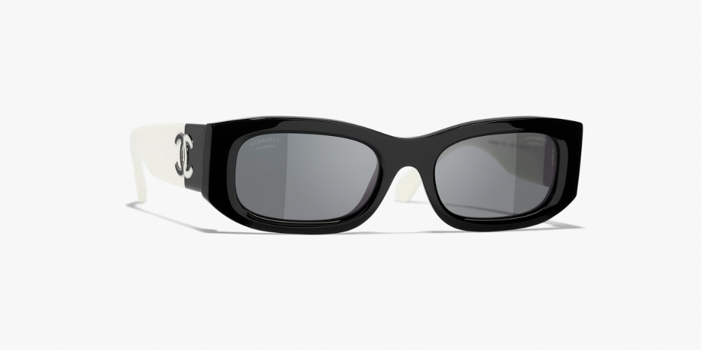 Óculos de sol retangulares de acetato da moda