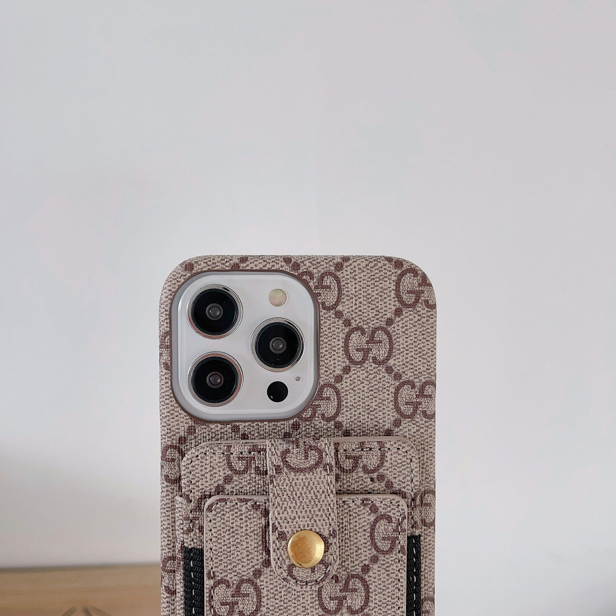 Premium korthållare iPhone-fodral