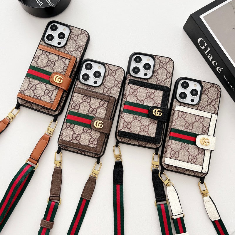 Premium Card Bag Chain Classic iPhone-kotelo